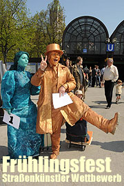 Straßenkünstler Wettbewerb auf dem Frühlingsfest (Foto: Ingrid Grossmann)